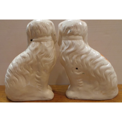 33 - Pair of Small Ornamental Dogs, 20cm high