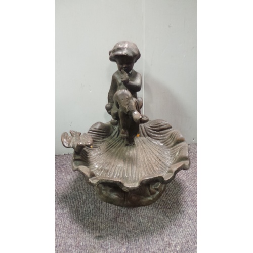 182 - Cast Iron Bird Bath