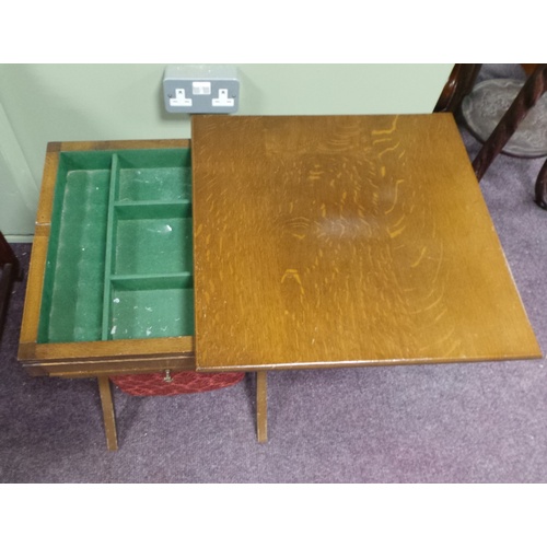 189 - Mahogany Sewing Work Box