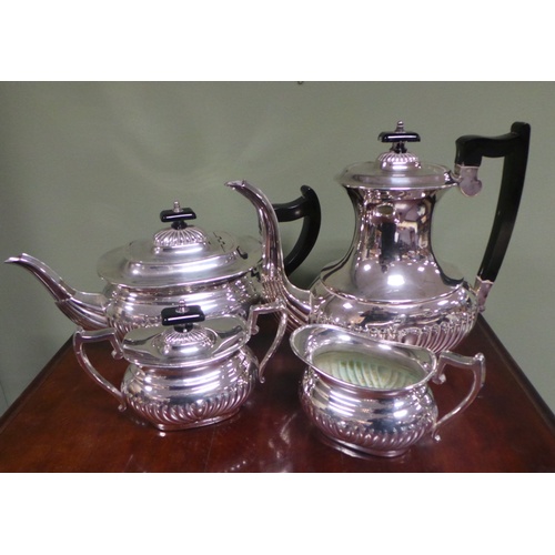 194 - 4 Piece Silver Plated Tea and Coffee Set