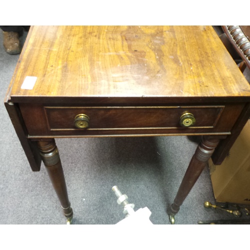 198 - Pembroke Mahogany Drop Leaf Table