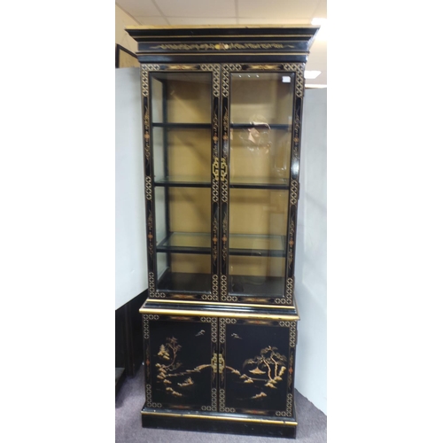 114 - Oriental 2 Door Display Cabinet