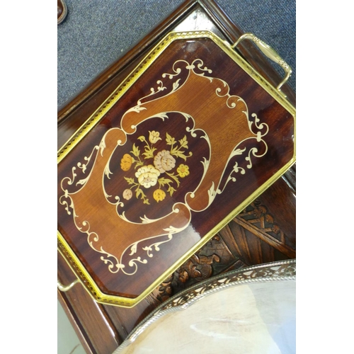 211 - EPNS Tray and Inlaid Tray