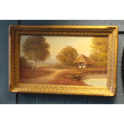 5 - Gilt Framed Oil on Canvas, 51cm high x 81cm wide