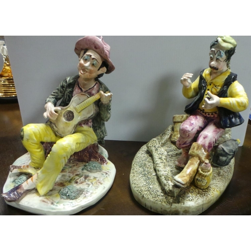 58 - Pair of Capodimonte Style Figurines