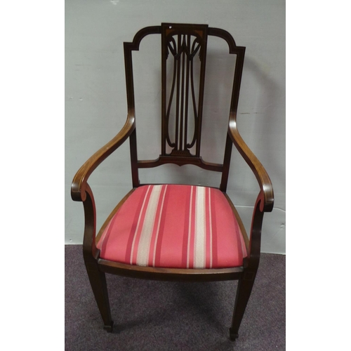 307 - Inlaid Carver Chair