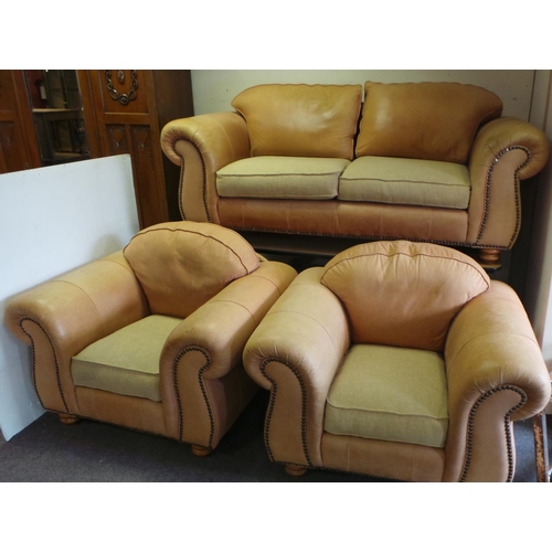 329 - Thomas Lloyd Two Seater Couch and Two Chairs