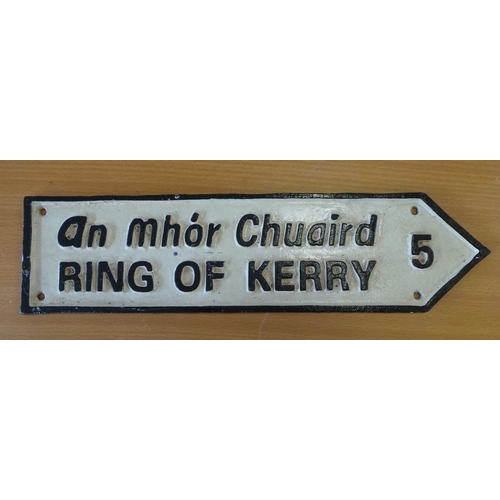 369 - Ring of Kerry Sign, 40cm long x 10cm high