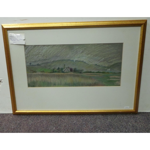 382 - Framed Pastel 'Auchencairn from Balcary Bay'