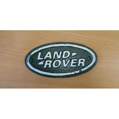 411 - Small Landrover Sign