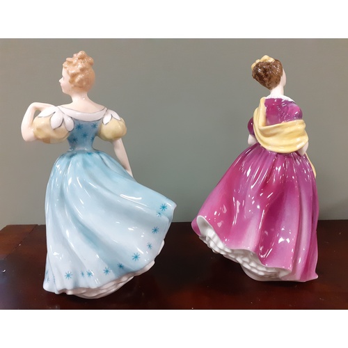 74 - Lot of 2x Royal Doulton Figures (Enchancement & Adrienne) - To Note - Enchancement has been weighted... 