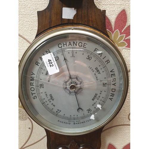 402 - Aneroid Barometer (crack to glass face)