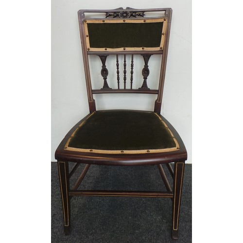 4 - Inlaid Bedroom Chair