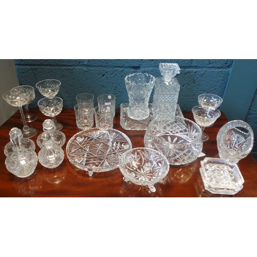 9 - Collection of Cut Glass