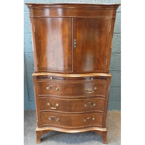 11 - Mahogany Cabinet over Chest