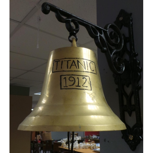 44 - Brass Titanic Wall Bell