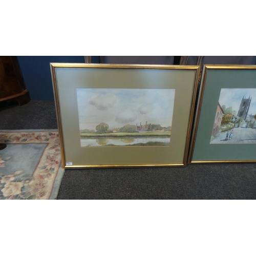 23 - Lot of 2x Framed Watercolours, Signed William Arnold