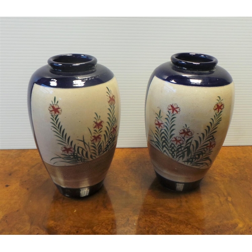 37 - Pair of Oriental Japanese Vases