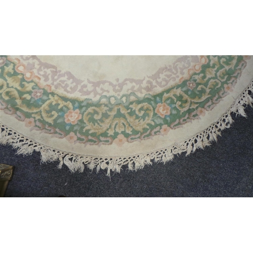 52 - Wool Circular Rug -  6ft 2