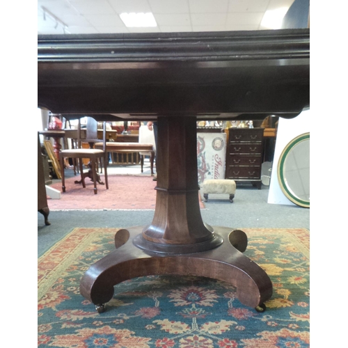 193 - Victorian Tilt Top Dining Room Table (height 86cm x length 148cm x width 120cm)