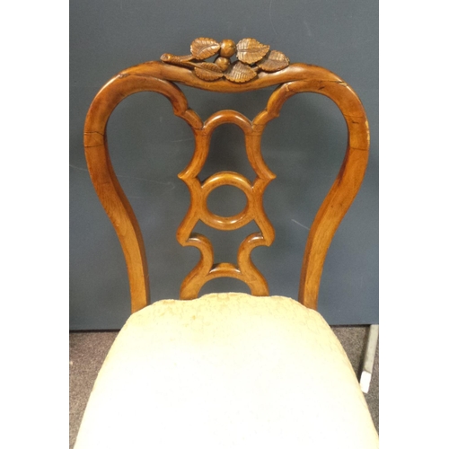 217 - Mahogany Hall/Bedroom Chair (seat height 40cm)