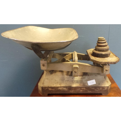 84 - Antique Weighting Scales and Weights