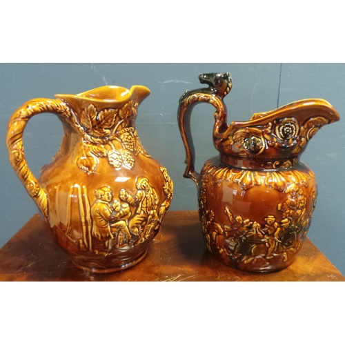 98 - Pair of Aurthur Wood Jugs