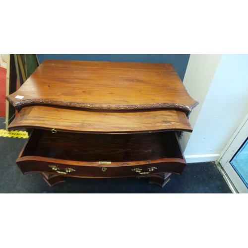 242 - Reproduction Mahogany 4 Drawer Chest