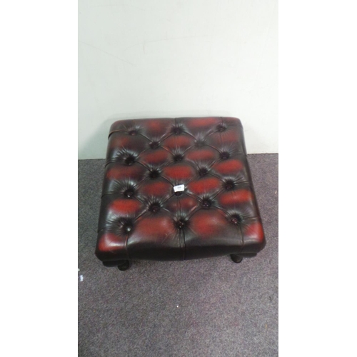 259 - Chesterfield Footstool (h: 34cm w: 55cm x d: 55cm)