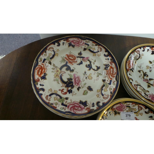 279 - Lot of 16x Mason Dining Plate (10 1/2