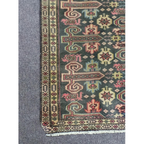 350 - Finely Woven Full Pile Old Persian Runner Carpet  263cm x 104cm