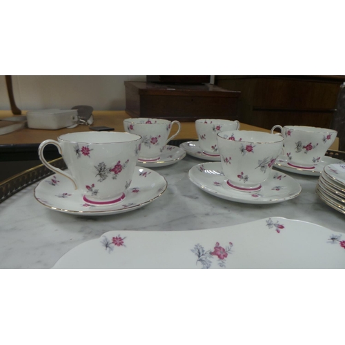 370 - 21 Piece Shelly Fine Bone  Tea China