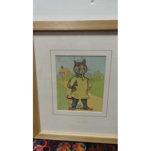 392 - 4 Signed Prints of Cats - Louis Wain