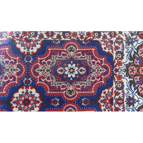 421 - Large Persian Blue and Red Rug Floor Rug (328cm x 190cm (10ff6 x 6ft3)