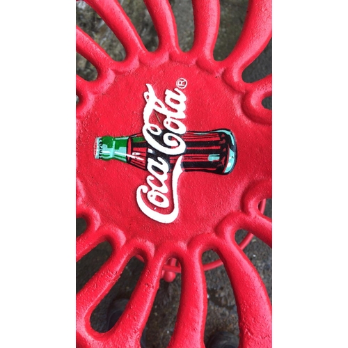 470 - Coca-Cola Tractor Seat Stool