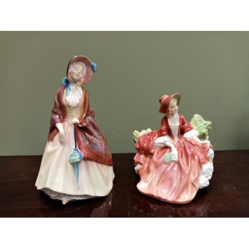 501 - Royal Doultan Figures - Pasley Shawl & Lydia