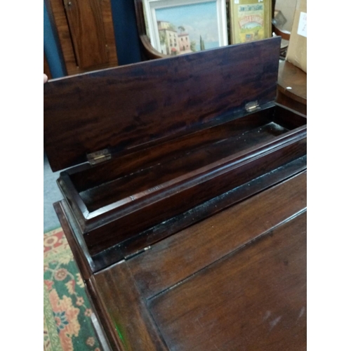 233 - Reproduction Mahogany Davenport (57cm wide X 87cm high X 57cm deep)