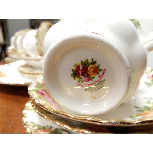 287 - Royal Albert Old Country Rose Tea Set