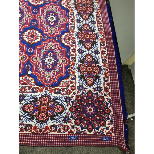 421 - Large Persian Blue and Red Rug Floor Rug (328cm x 190cm (10ff6 x 6ft3)