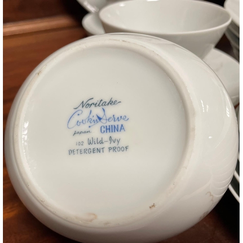 33 - Noritake China Dinner Service  Wild Ivy