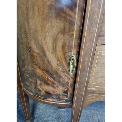 26 - Mahogany Sideboard with brass gallery top