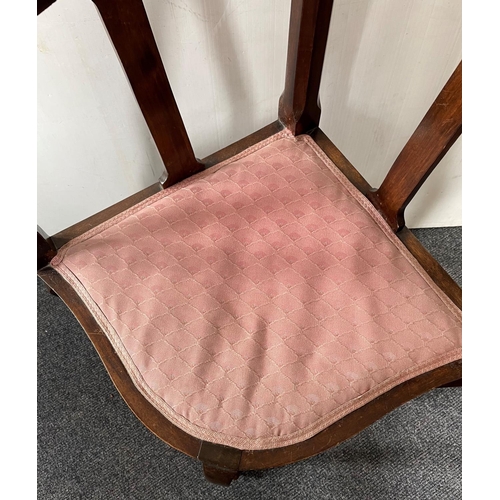 46 - Mahogany Corner Chair