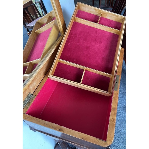47 - Edwardian Walnut Sewing Box