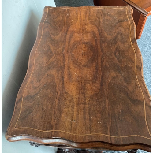 47 - Edwardian Walnut Sewing Box