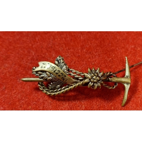 572 - German Alpine Brooch