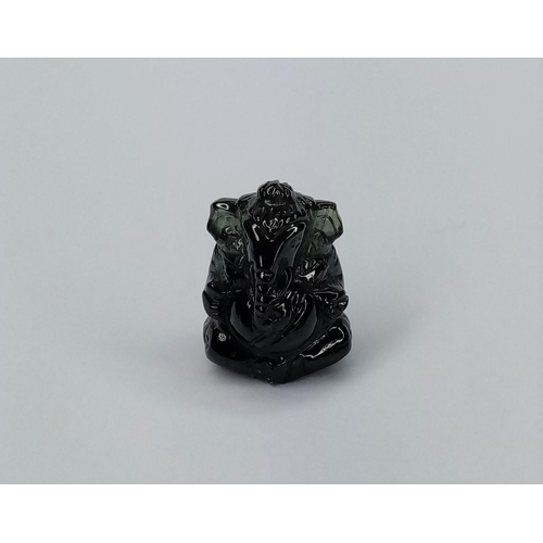 224 - Indian Carved Sapphire Elephant Figurine

17.37mm High