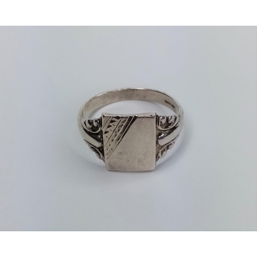 225 - Antique Silver Signet Ring