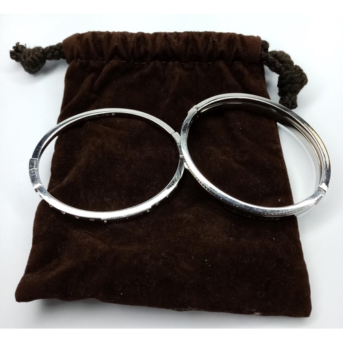 337 - 2 x Michael Kors Bangles & Michael Kors Pouch