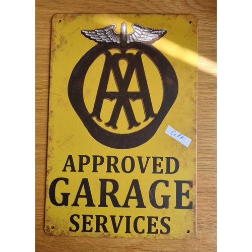 126 - A.A. Garage Sign