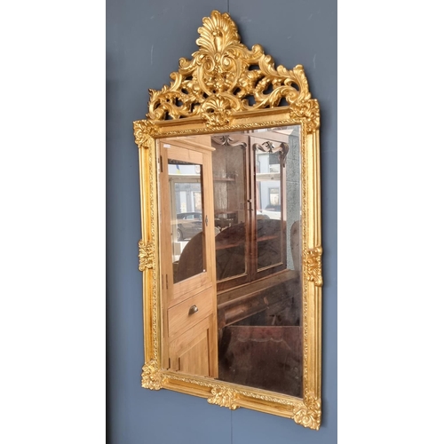 16 - Ornate Gilt Frame Wall Mirror

Height 123cm  Width 68cm